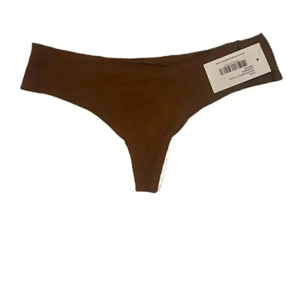 NWT Nubian skin cinnamon light stretch Naked perfect thong panty underwear M - Picture 2 of 2